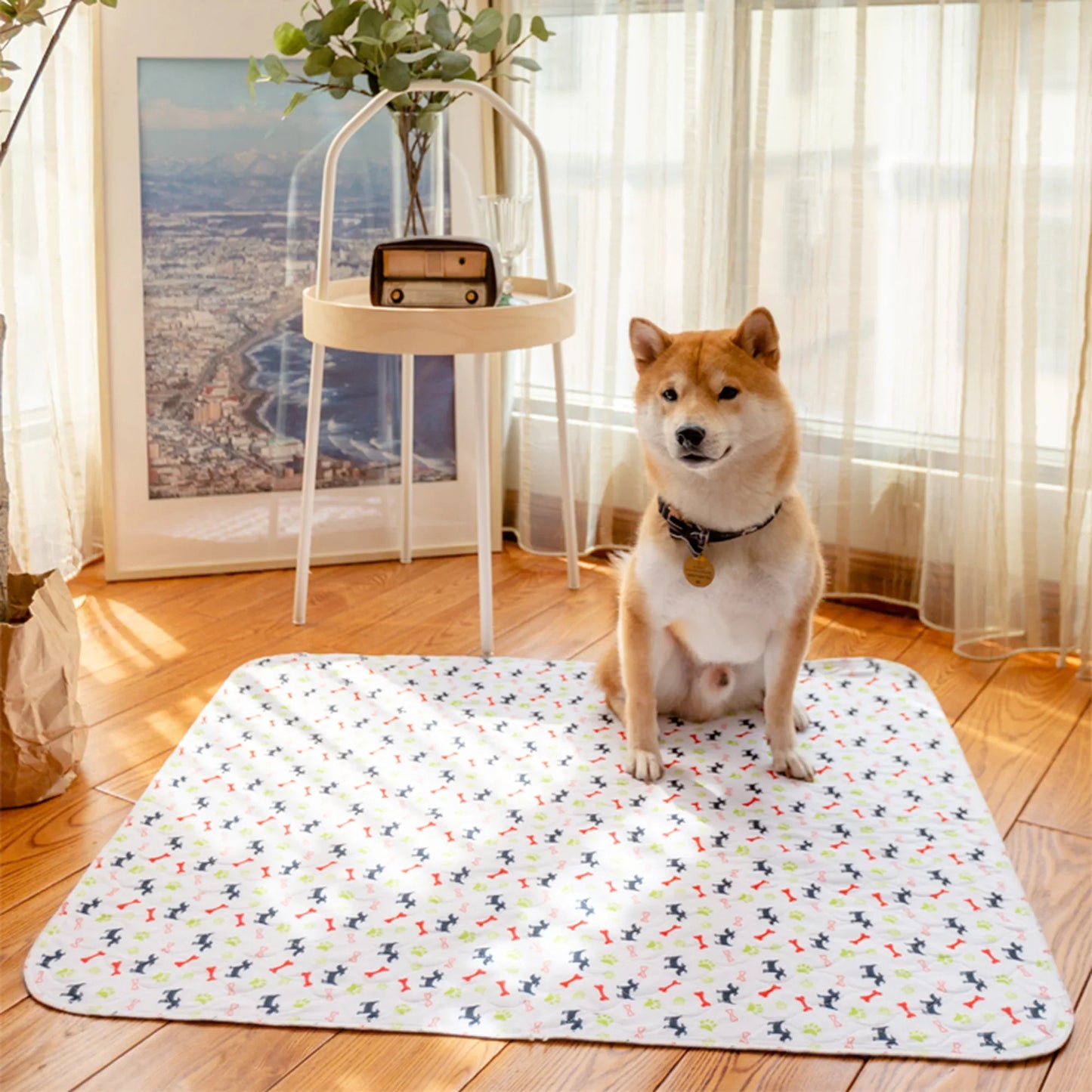 Ultra-Absorbent Dog Training Pads, Leak-Proof 5-Layer Quilted Puppy Pee Pads with Quick-Dry Surface & Odor Neutralizer, Standard Size