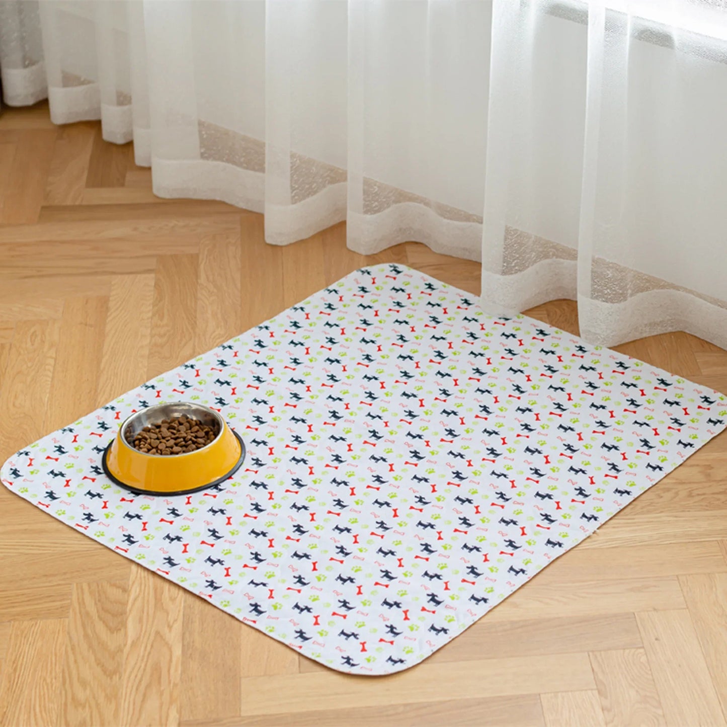 Ultra-Absorbent Dog Training Pads, Leak-Proof 5-Layer Quilted Puppy Pee Pads with Quick-Dry Surface & Odor Neutralizer, Standard Size