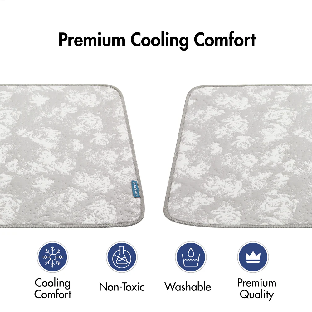 Lumipetia Cooling Mat - Clouds Grey